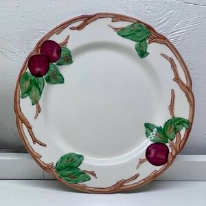 🍎 dinner 10 1/2” plate Franciscan Apple vintage EUC USA CA